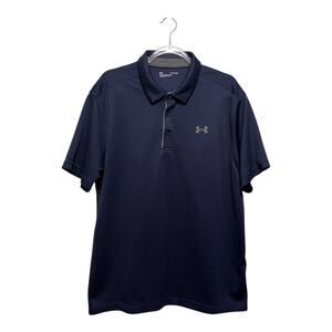 Under Armour Men’s Navy Loose Fit Performance Polo Shirt XL Athletic